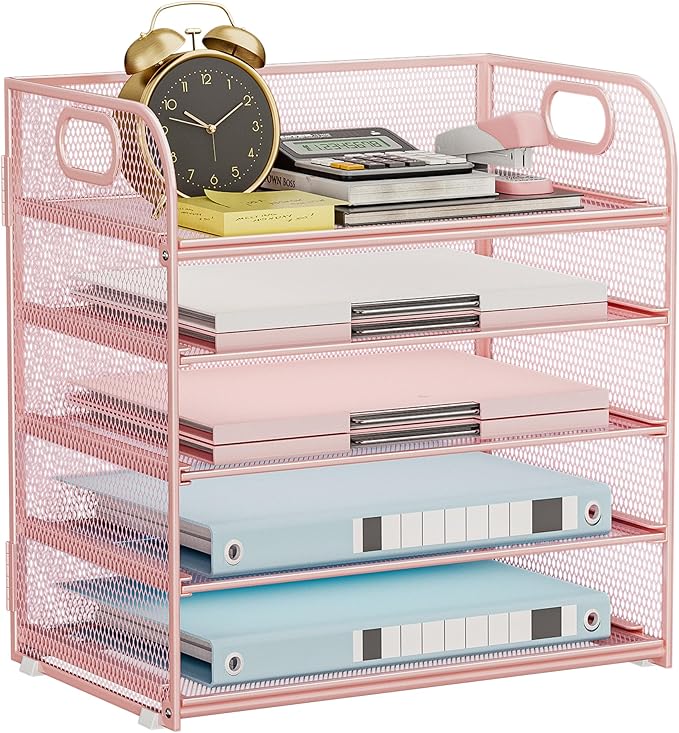 5-Tier Stackable Paper Organizer by Kinkota