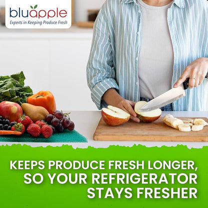 Bluapple FreshMats, Refrigerator Bin Liner, Fridge Drawer Mats, Crisper Life - Image 5