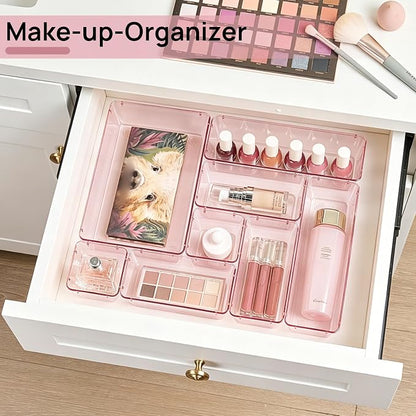 Vtopmart 25 PCS Plastic Drawer Organizers Set, 4-Size Versatile Bathroom and - Image 4