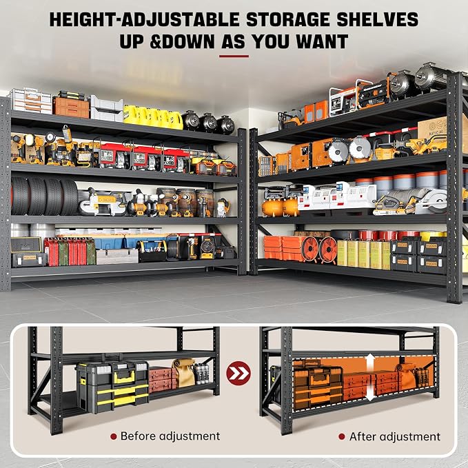 5000LBS Storage Shelves, Shelving Units Industrial Shelving - Image 5