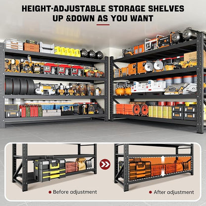 5000LBS Storage Shelves, Shelving Units Industrial Shelving - Image 5