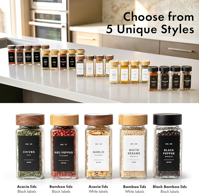 EDELHAUS® Square Spice Jars - Image 10