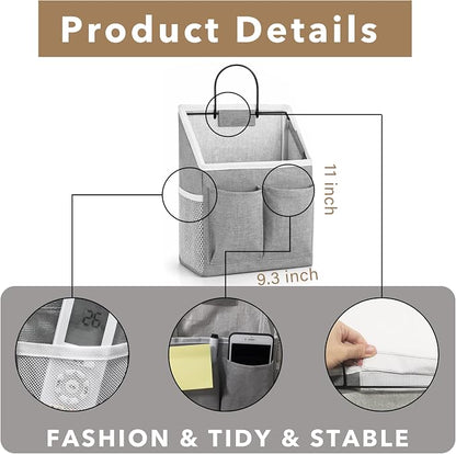 Kanrichu 2pcs Wall Hanging Storage Bag, Wall Hanging Baskets - Image 2