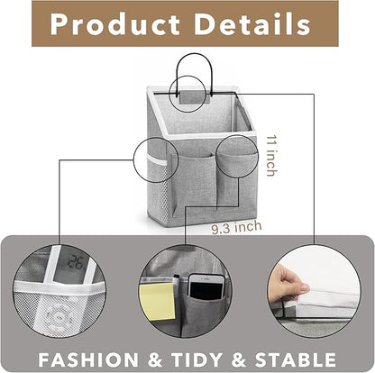 Kanrichu 1pcs Wall Hanging Storage Bag, Wall Hanging Baskets - Image 2