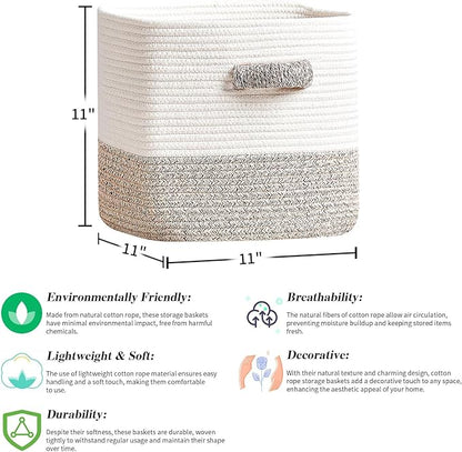 R RUNKA Storage Cube Baskets 3-Pack - Image 2