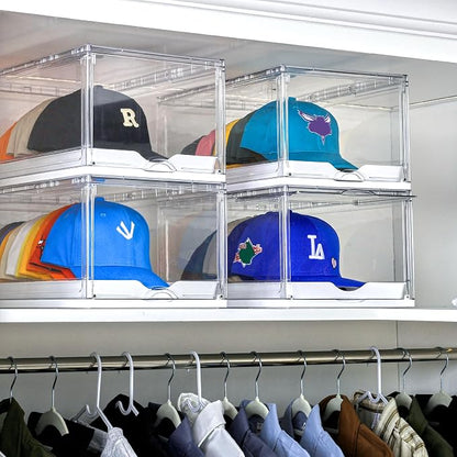 Vtopmart 4 Pack Hat Organizer for Baseball Caps, Large Cap Storage - Image 5