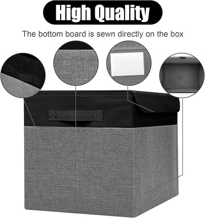 Bagnizer Large 42 Quarts Fabric Storage Bins - Image 4