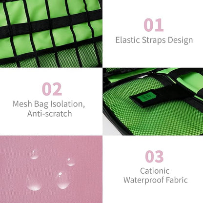 Lcsmaokin Electronics Travel Organizer, Portable Waterproof Electronic Travel - Image 4