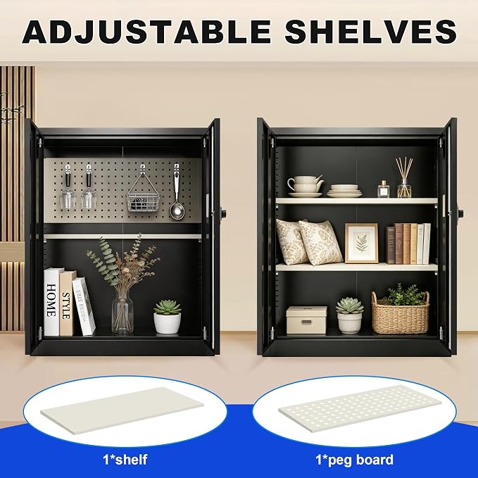 Marcree Digital Storage Cabinet, Metal Storage Locker - Image 6