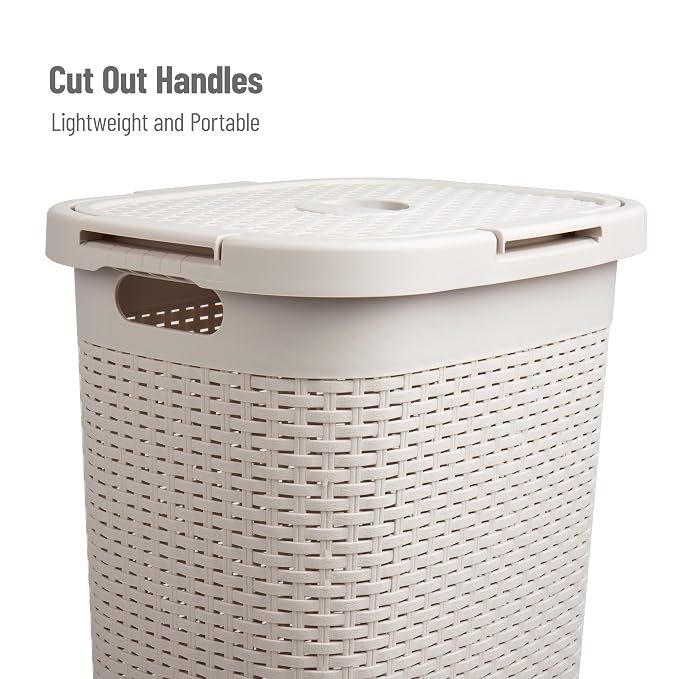 Mind Reader Slim Laundry Hamper - Image 4
