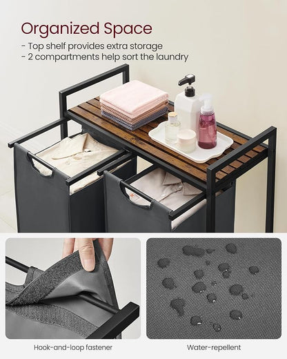 VASAGLE Laundry Hamper, Laundry Basket, Laundry Sorter - Image 4