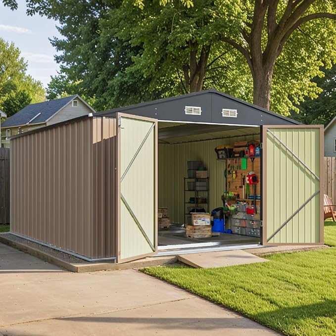Patiowell 10 x 12 FT Outdoor Storage Shed - Image 6