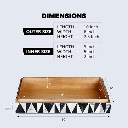Handicrafts Home Decorative Storage Box 10x6 – Remote Organizer Box - Image 2