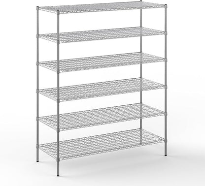 24" Deep x 60" Wide x 74" Height Wire Shelving Kit | 6-Tier | NSF Commercial by Regal+Altair