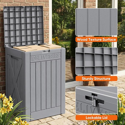 Flamaker 50 Gallon Deck Box, Package Delivery Storage Box - Image 5