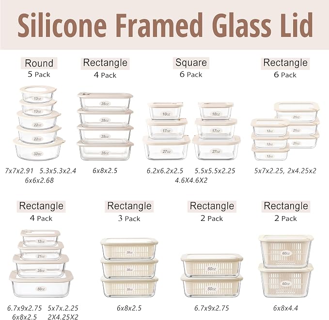 Urban Green Glass Food Storage Containers - Image 3