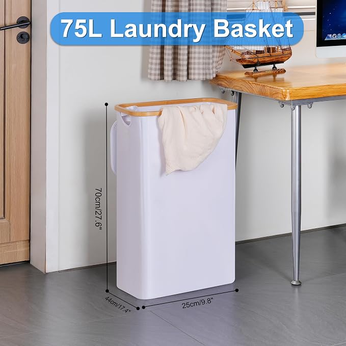 efluky Slim Laundry Basket - Image 5