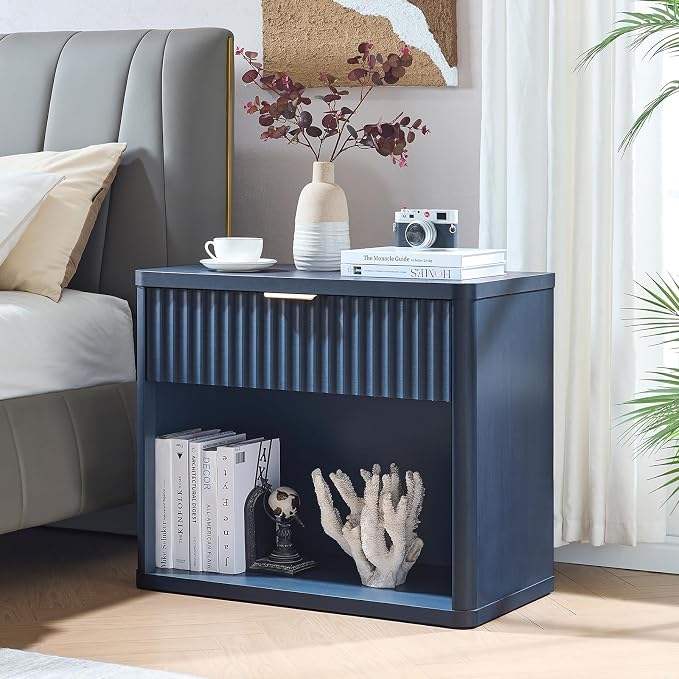 LEYAOYAO 31" Wide Fluted Nightstand - Image 3