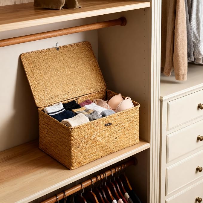 Nonam Seagrass Storage Large Basket - Image 5