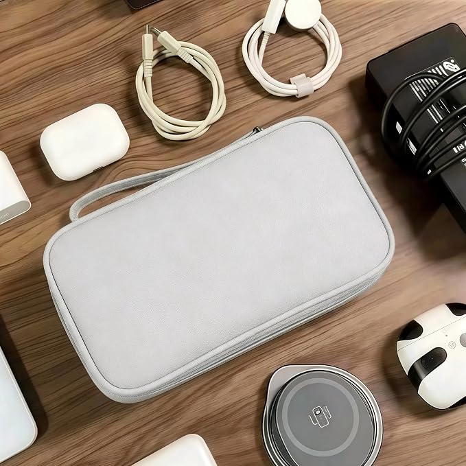 Portable Waterproof Double Layers All-in-One Storage Bag, Travel Cord - Image 7