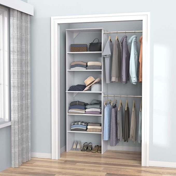 ClosetMaid SuiteSymphony Wood Closet Organizer System, 25-Inch Starter Kit - Image 11
