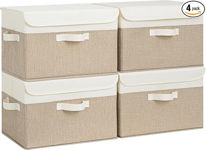 GRANNY SAYS Storage Bins with Lids, Decorative Storage Boxes, Clothes Stoarge by GRANNYSAYS