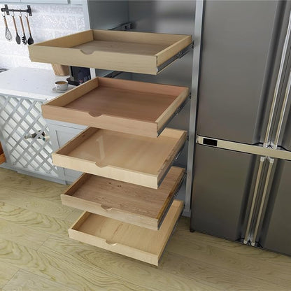 Solid Wood Pull Out Drawer 27" W × 21" D - Image 9