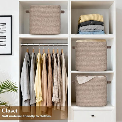 15×13 Inch Storage Cubes, 3 Pack Cube Storage Bins - Image 7