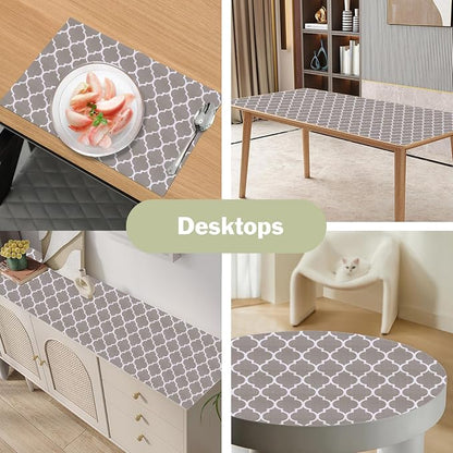 Drawer and Shelf Liner for Kitchen Cabinet: 17 in X 30 Ft Non Slip Waterproof - Image 7