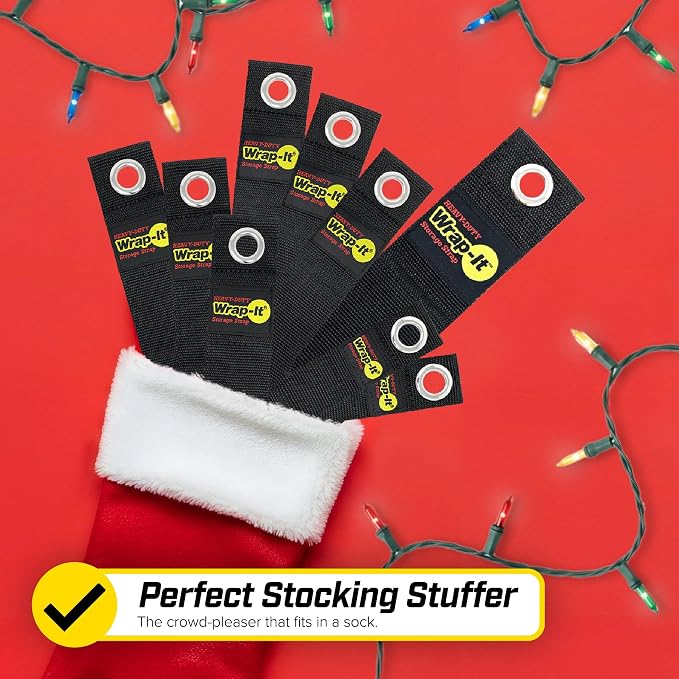 Heavy-Duty Wrap-It Storage Straps, Cord Wrap Keeper, Cable Straps - Image 2