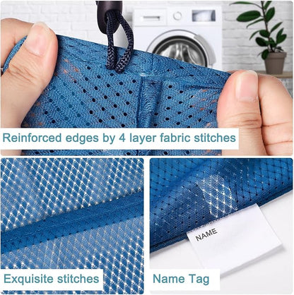 Polecasa 2 Pack Heavy Duty Diamond Mesh Laundry Bag, Breathable Mesh, Machine - Image 5