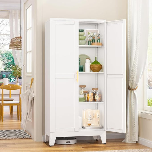 GAIOUS Metal Pantry Cabinet, Kitchen Pantry Storage Cabinets by GAIOUS