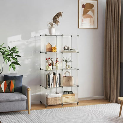 AWTATOS 8 Cube Storage Organizer, Closet Organizer Storage Shelf | DIY - Image 2