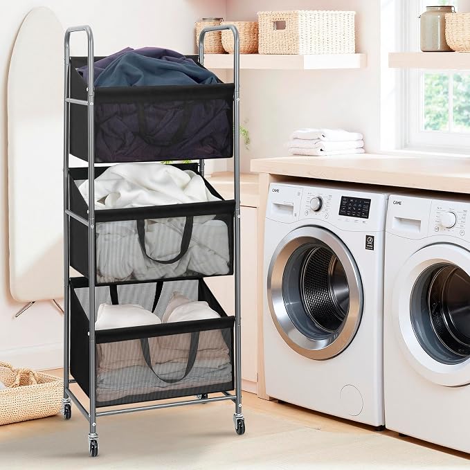STO STO 3-Tier Vertical Laundry Hamper - Image 7