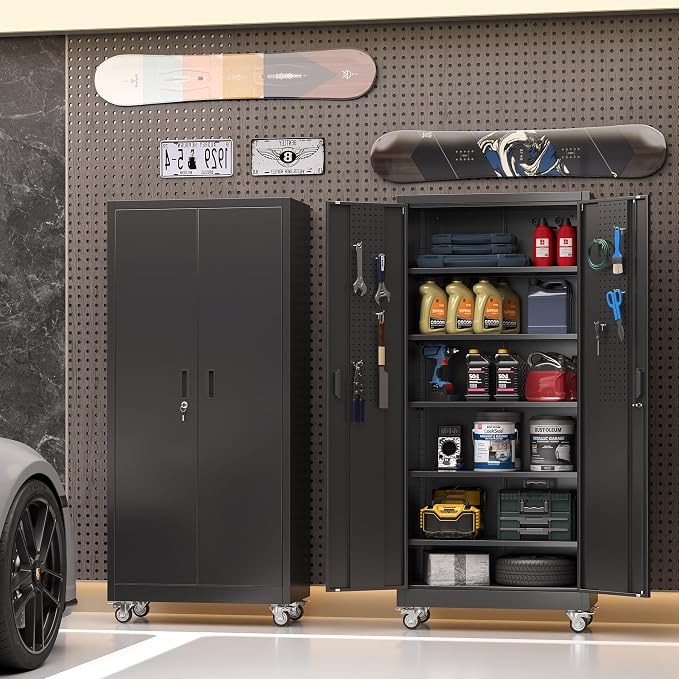 Metal Garage Storage Cabinet - Image 2