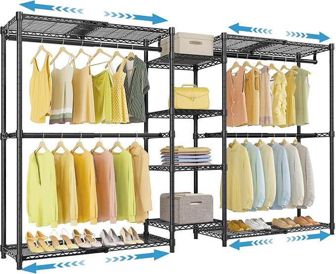 VIPEK X3 Expandable Heavy Duty Clothes Rack Adjustable from 5'2" to 8' by VIPEK