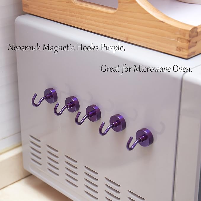 Neosmuk Magnetic Hooks, Heavy Duty 40lb+ Strong Magnet Hook - Image 7