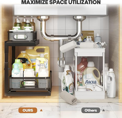 2-Pack Under Sink Storage Organizer - Image 5