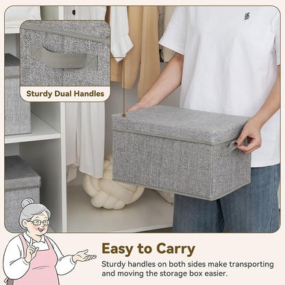GRANNY SAYS Storage Bins with Lids, Keepsake Memory Box, Storage Basket with Lid - Image 5