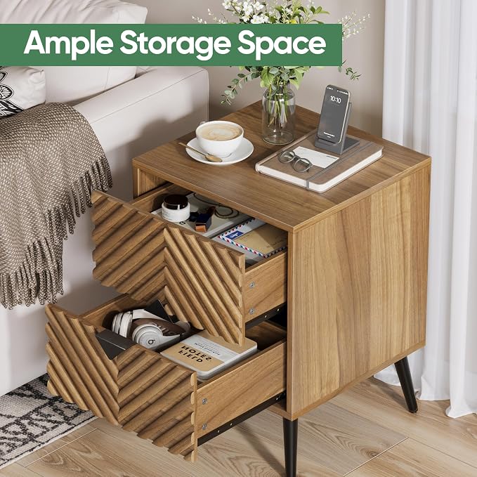 Nightstands, Walnut Night Stand - Image 3