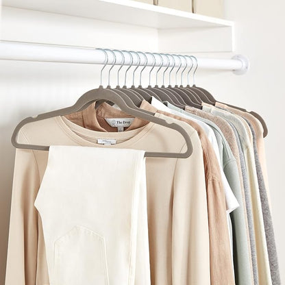 Amazon Basics Slim Velvet Non-Slip Space Saving Suit Clothes Hangers, Closet - Image 10