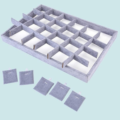 24 Grids Stackable Jewelry Tray Organizer - Image 4