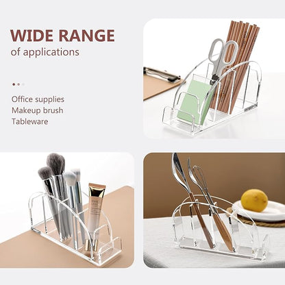 DINGHUO Acrylic 5 Compartments Remote Control Holder - Image 7