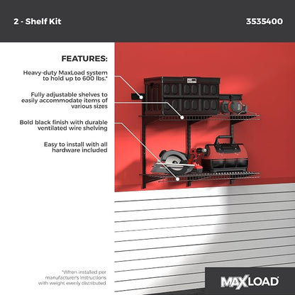 ClosetMaid MaxLoad Heavy Duty Wall Shelf Kit - Image 2