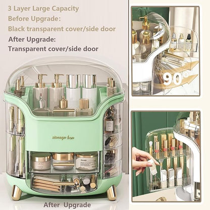 Upgrade Large Makeup Organizer Countertop Vanity Organizer Cosmetic Organizer - Image 3