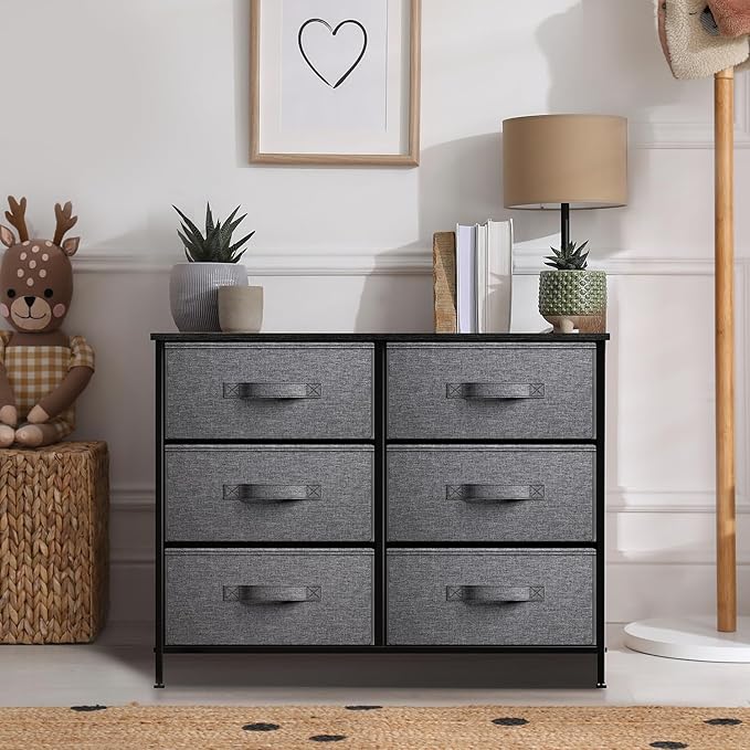 Sorbus Dresser with 6 Drawers - Image 2