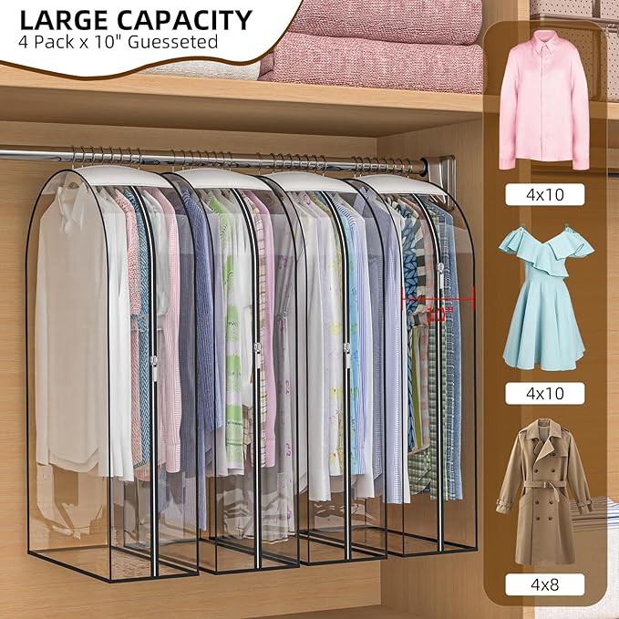 Upgraded Thickened Clear Garment Bags - Image 3