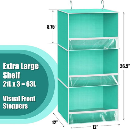 Simple Houseware 3 Shelf Hanging Closet Organizer - Image 3