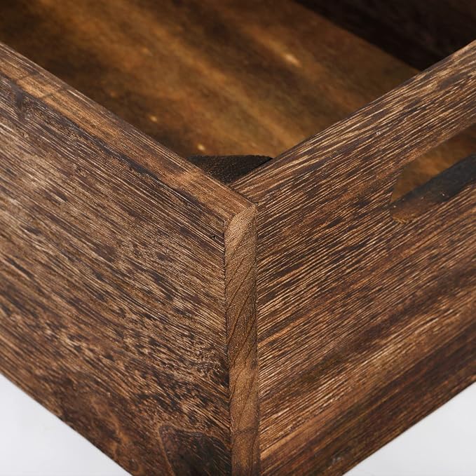 Frcctre Set of 3 Wood Nesting Storage Crates - Image 8