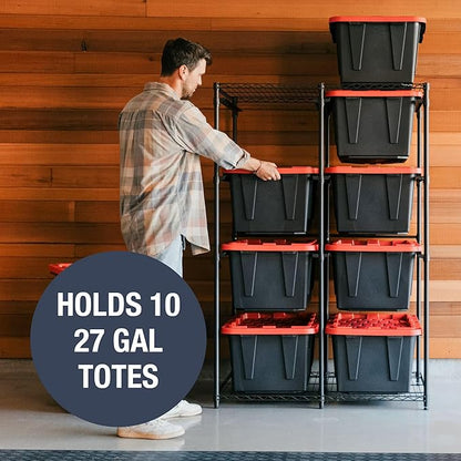 CleverMade Double Tote Tower 10-Bin Organizer Rack - Image 4